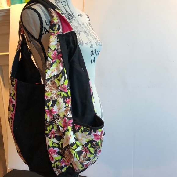 Caribbean Joe Floral Beach Bag - Picture 2 of 4